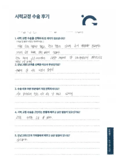 不戴隱形眼鏡生活真好。